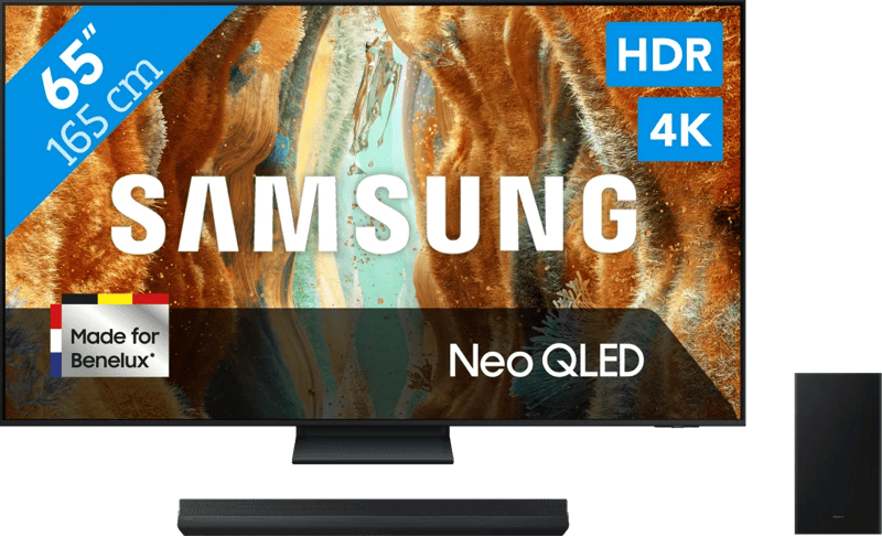 Samsung 65″ Neo QLED QN73F 4K (2025) + Samsung HW-B66CF (2025)