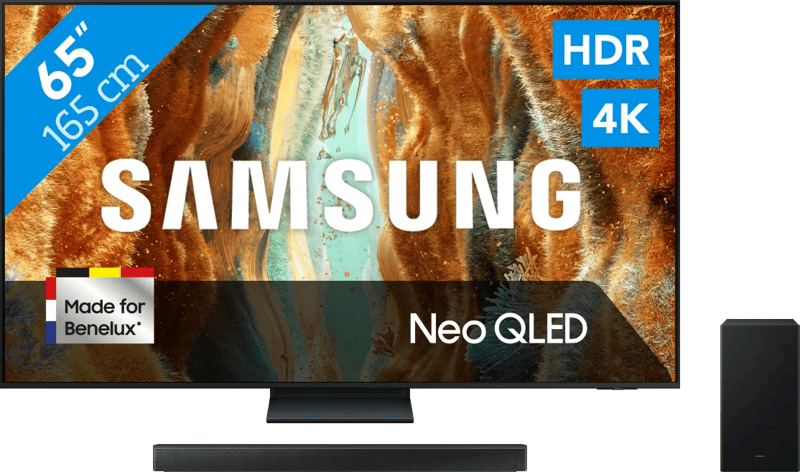 Samsung 65″ Neo QLED QN73F 4K (2025) + Samsung HW-B750F (2025)