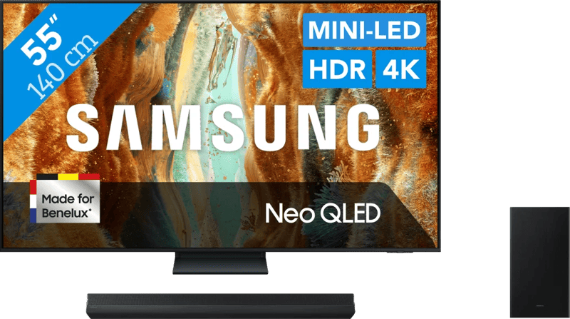 Samsung 55″ Neo QLED QN73F 4K (2025) + Samsung HW-B66CF (2025)