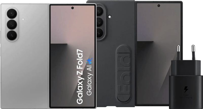 Samsung Galaxy Z Fold 7 256GB Zilver 5G + Accessoirepakket