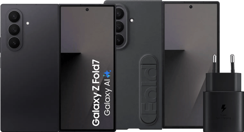 Samsung Galaxy Z Fold 7 512GB Zwart 5G + Accessoirepakket