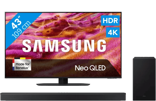 Samsung 43″ Neo QLED QN90F 4K (2025) + Samsung HW-Q600F (2025)