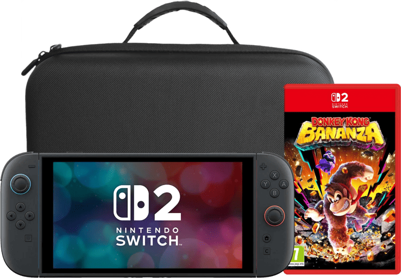 Nintendo Switch 2 (2026) + Donkey Kong Bananza + BlueBuilt Travelcase XL