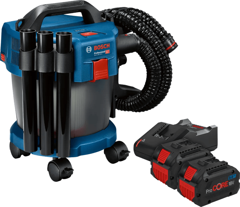 Bosch Professional GAS 18V-10 L 8,0 Ah ProCORE Accu (2x) Starterspakket