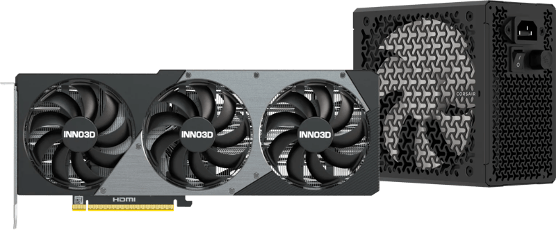 INNO3D GeForce RTX 5070 Ti X3 16GB + Corsair RM850x