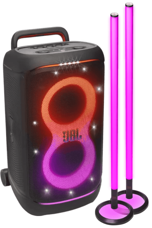 JBL Partybox 520 + 2x Partylight Stick