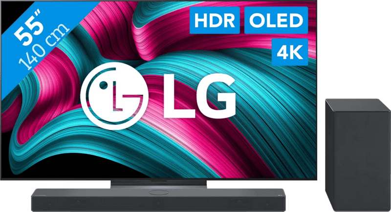 LG 55″ OLED EVO C54 4K (2025) + LG DSC9S