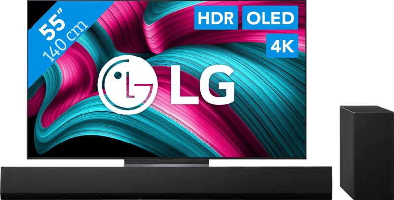 LG 55″ OLED EVO C54 4K (2025) + LG DSG10TY