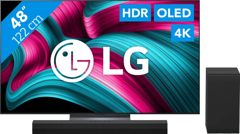 LG 48″ OLED EVO C54 4K (2025) + LG DS40T