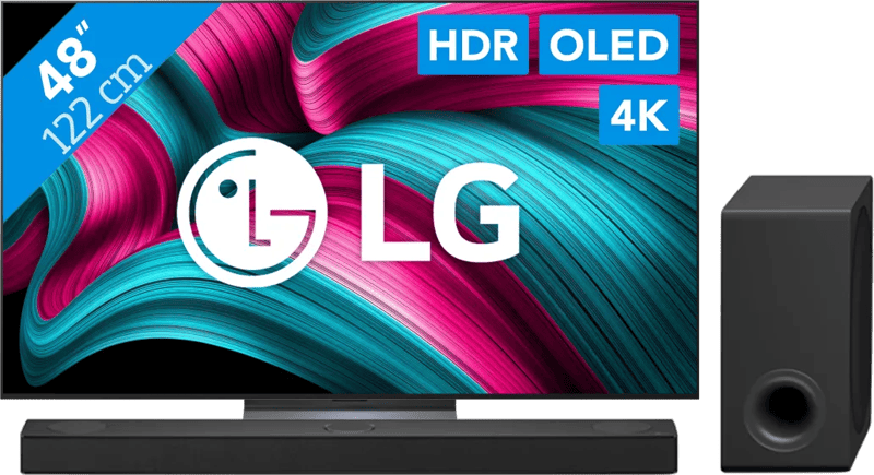LG 48″ OLED EVO C54 4K (2025) + LG DS80TR
