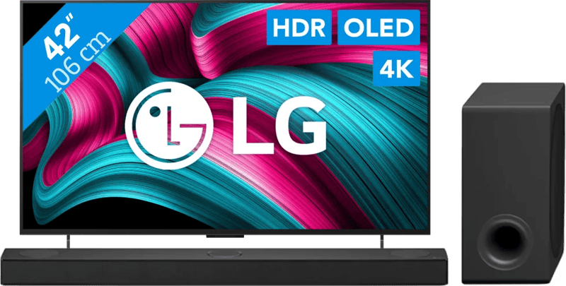 LG 42″ OLED EVO C54 4K (2025) + LG DS80TR