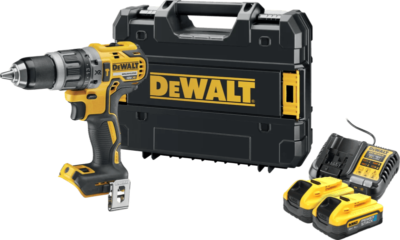 DeWalt DCD796NT-XJ 5,0 Ah POWERSTACK Accu (2x) Starterspakket