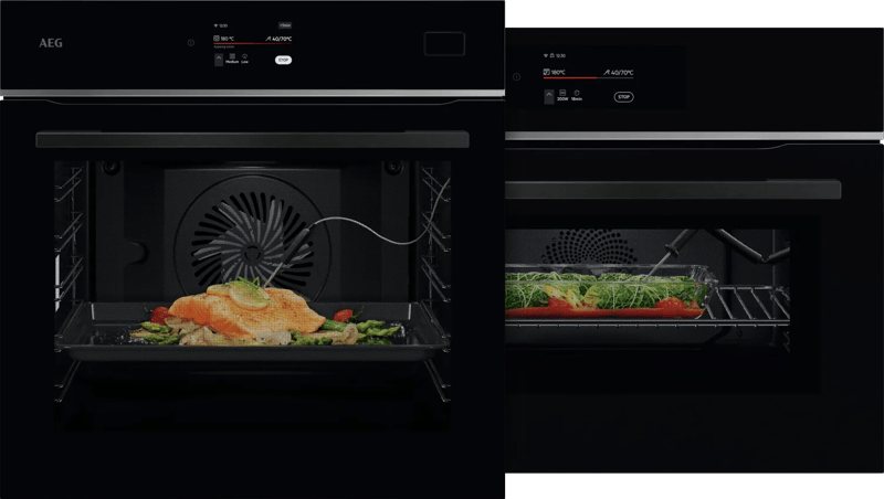 AEG TB8SB73ZAB SteamPro + AEG TK8NK72WB MealAssist CombiQuick