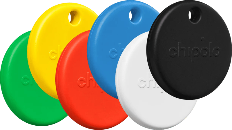 Chipolo POP 6-Pack Zwart, Wit, Gekleurd
