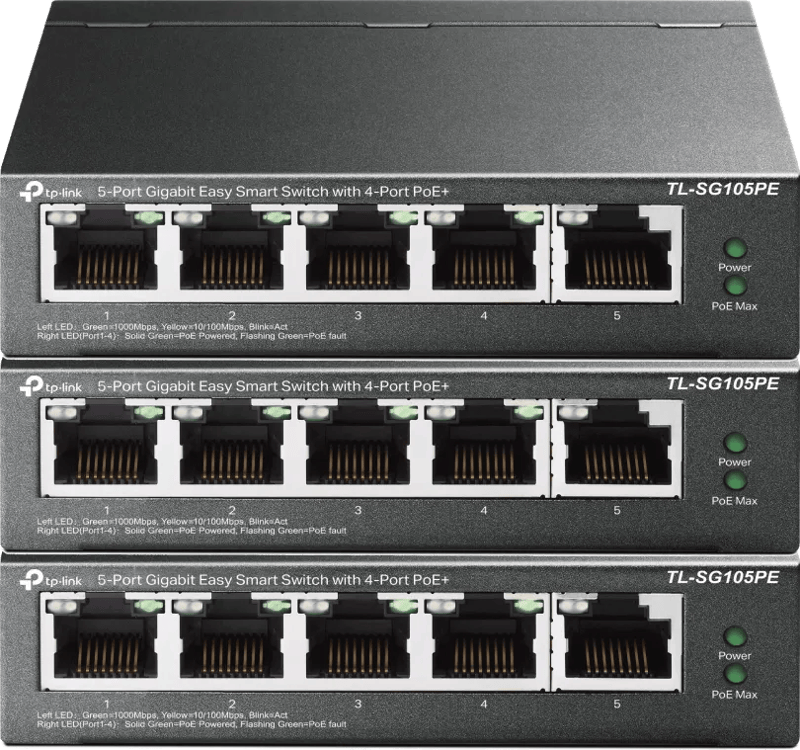 TP-Link TL-SG105PE 3-Pack
