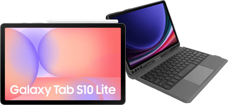 Samsung Galaxy Tab S10 Lite 10,9 inch 128 GB Wifi Grijs + Toetsenbord Hoes AZERTY
