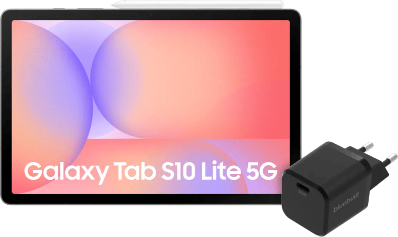 Samsung Galaxy Tab S10 Lite 10,9 inch 128GB Wifi/5G Grijs Enterprise Edition + Oplader