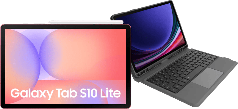 Samsung Galaxy Tab S10 Lite 10,9 inch 256GB Wifi Rood + Toetsenbord Hoes AZERTY
