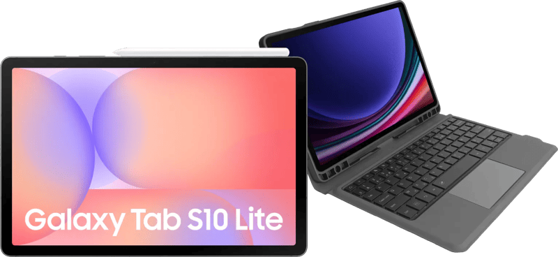 Samsung Galaxy Tab S10 Lite 10,9 inch 256GB Wifi Zilver + Toetsenbord Hoes AZERTY