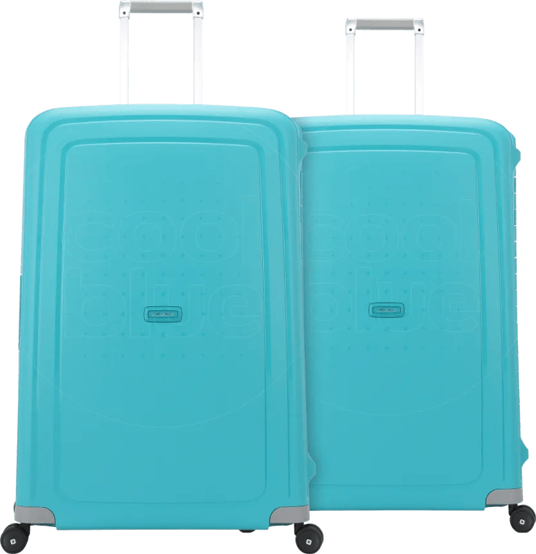 Samsonite S’Cure Spinner 81cm Duo Pack Aqua Blue