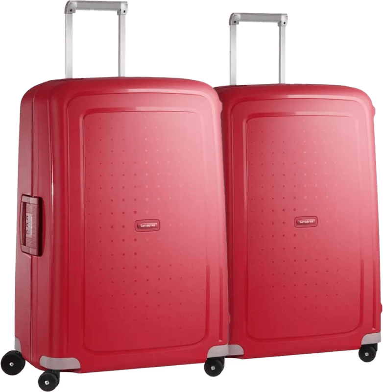 Samsonite S’Cure Spinner 69cm Duo Pack Crimson Red