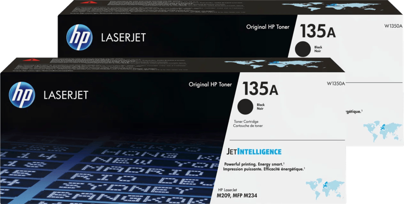 HP 135A LaserJet Toner Zwart (2 stuks)