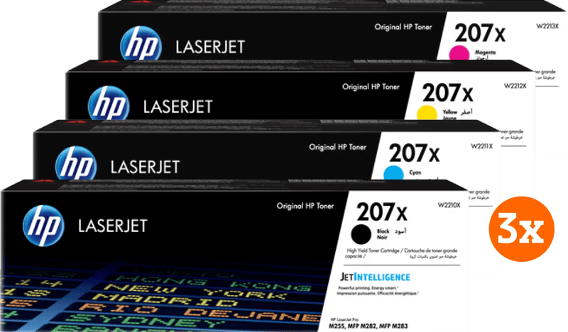 HP 207X Toner Combo Pack (3 stuks)