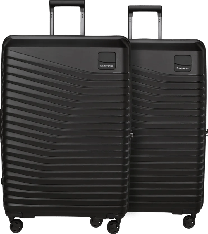 Samsonite Intuo Expandable Spinner 81cm Duo Pack Black
