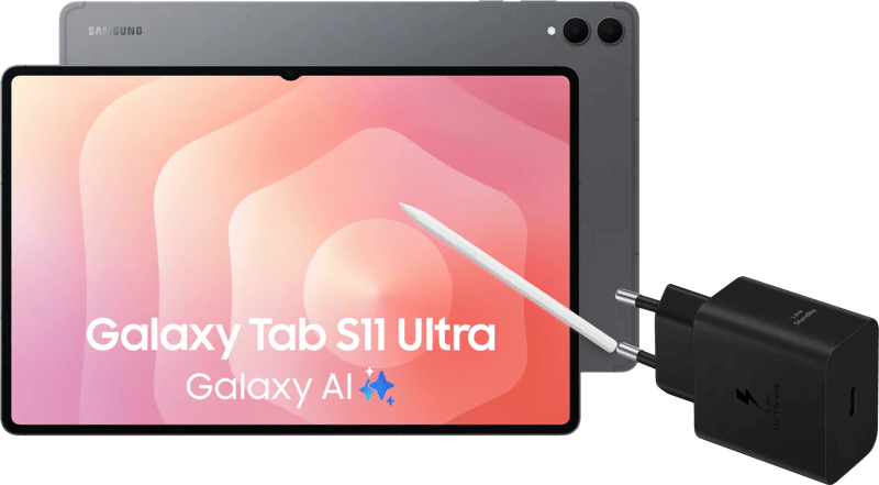 Samsung Galaxy Tab S11 Ultra 14,6 inch 1TB Wifi Grijs + Oplaadpakket