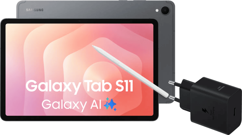 Samsung Galaxy Tab S11 11 inch 128GB Wifi Grijs + Oplaadpakket