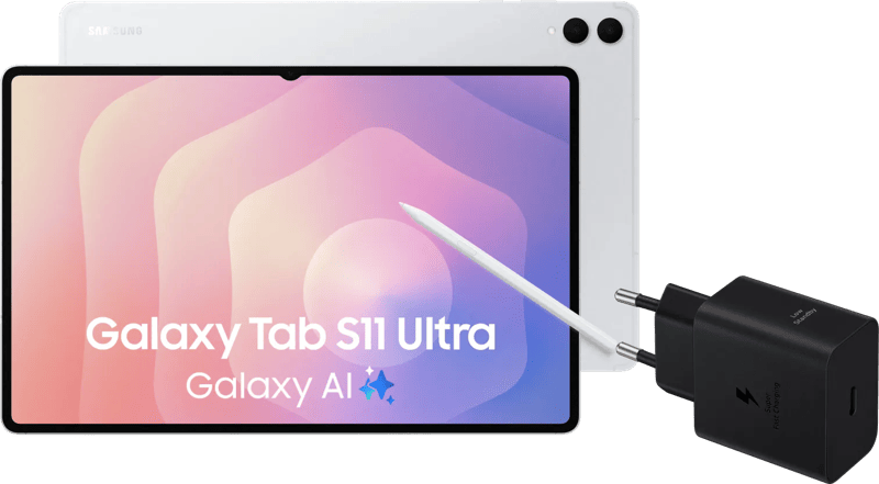 Samsung Galaxy Tab S11 Ultra 14,6 inch 256GB Wifi Zilver + Oplaadpakket