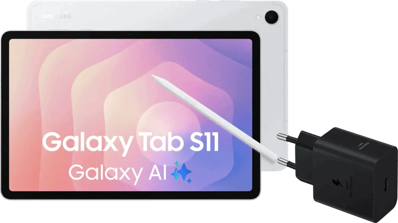 Samsung Galaxy Tab S11 11 inch 256GB Wifi Zilver + Oplaadpakket