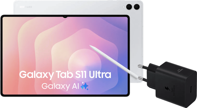 Samsung Galaxy Tab S11 Ultra 14,6 inch 512GB Wifi Zilver + Oplaadpakket