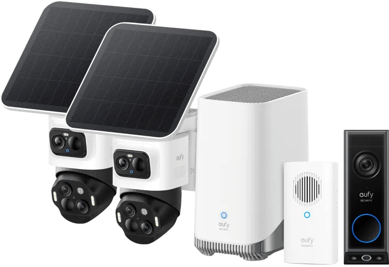 Anker eufyCam S4 Duo Pack + HomeBase 3 + Video Doorbell E340 + Chime
