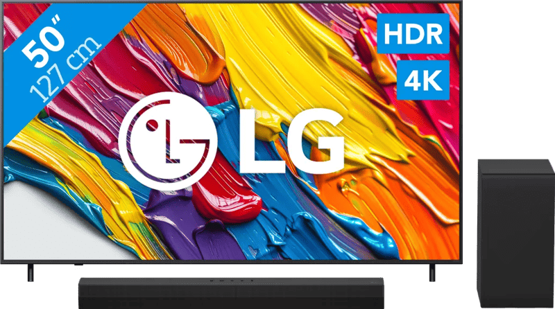 LG 50" QNED82 4K (2025) + LG DS40T
