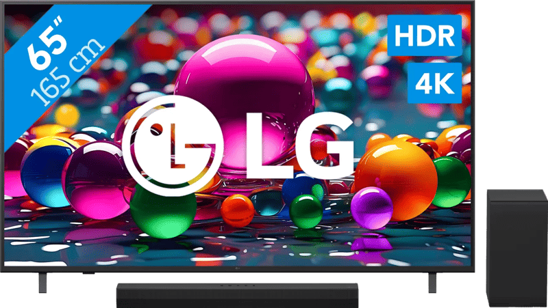 LG 65″ Smart UA75 4K (2025) + LG DS40T