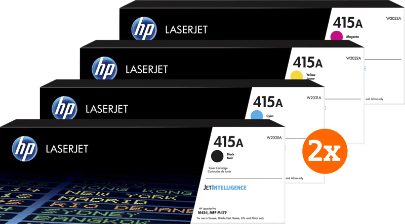 HP 415A Toner Combo Pack (2 stuks)