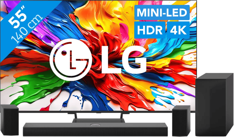LG 55" QNED93 EVO 4K (2025) + LG DS70TR