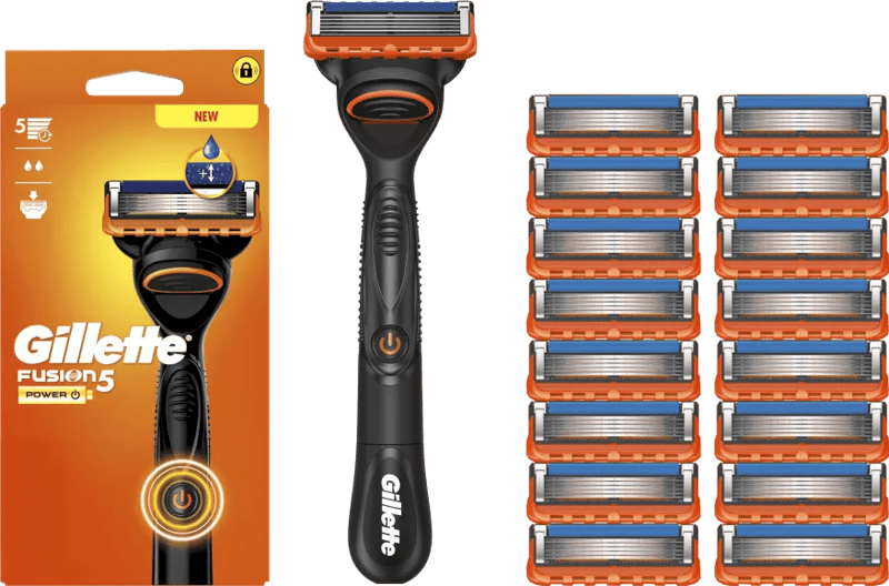 Gillette Fusion5 Power + 17 navulmesjes