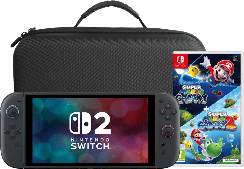 Nintendo Switch 2 (2026) + Super Mario Galaxy 1+2 + BlueBuilt Travelcase