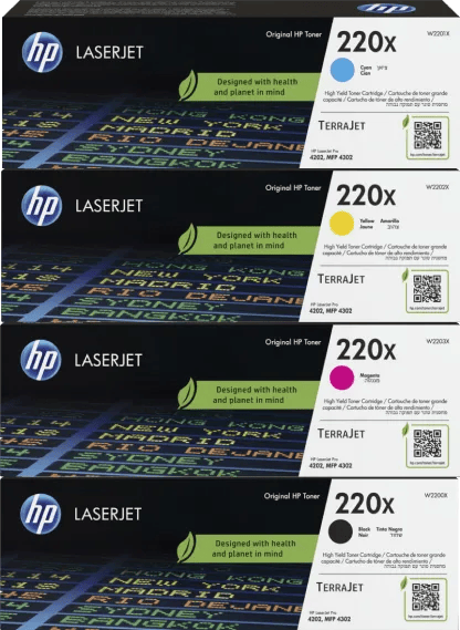 HP 220X LaserJet Toner Combo Pack