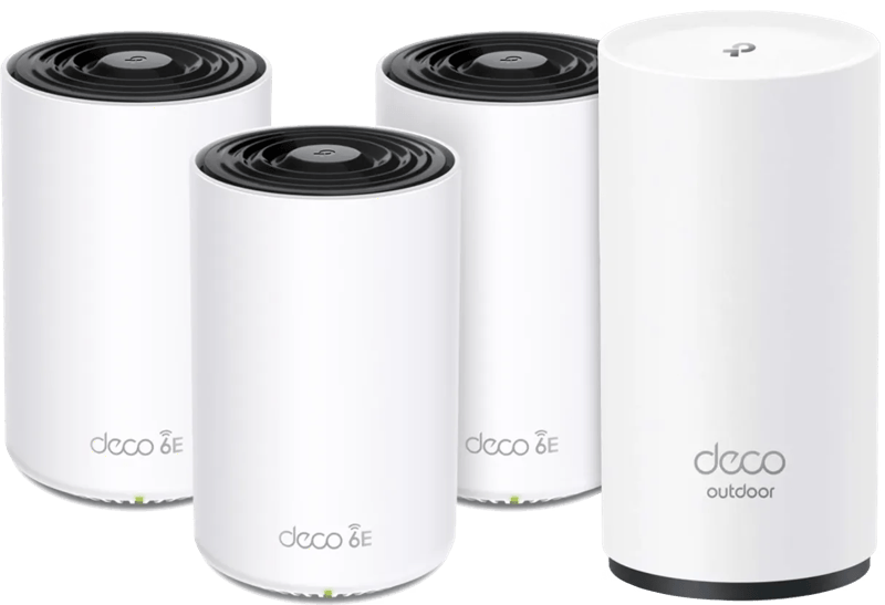 TP-Link Deco XE75 Pro 3-pack + Deco X50 Outdoor