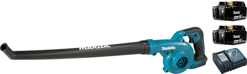 Makita DUB186ZX1 5,0 Ah Accu (2x) Starterspakket