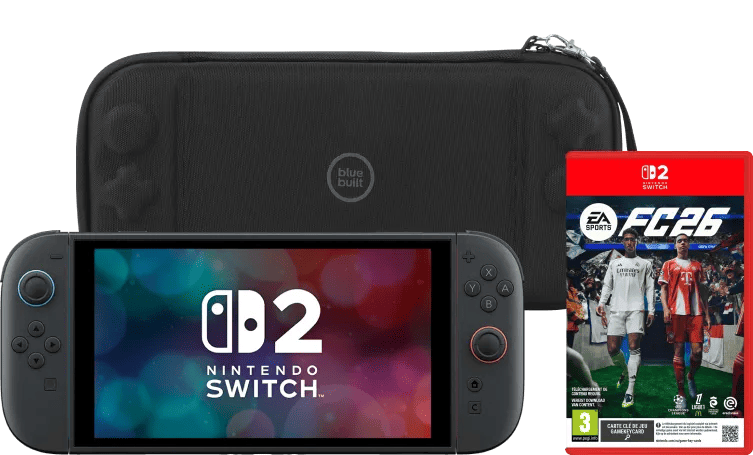 Nintendo Switch 2 (2026) + EA Sports FC 26 + BlueBuilt Beschermhoes