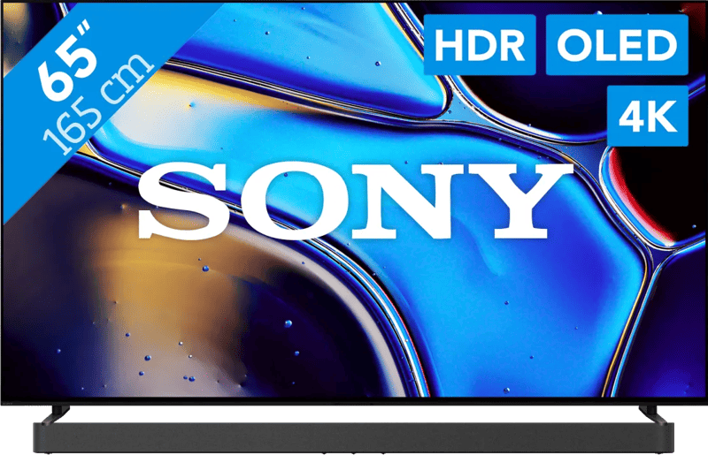 Sony 65” Bravia 8 OLED 4K (2024) + Sony Bravia Theatre Bar 9 Zwart