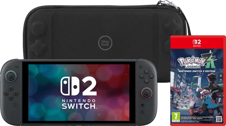 Nintendo Switch 2 (2026) + Pokémon Legends: Z-A + BlueBuilt Beschermhoes