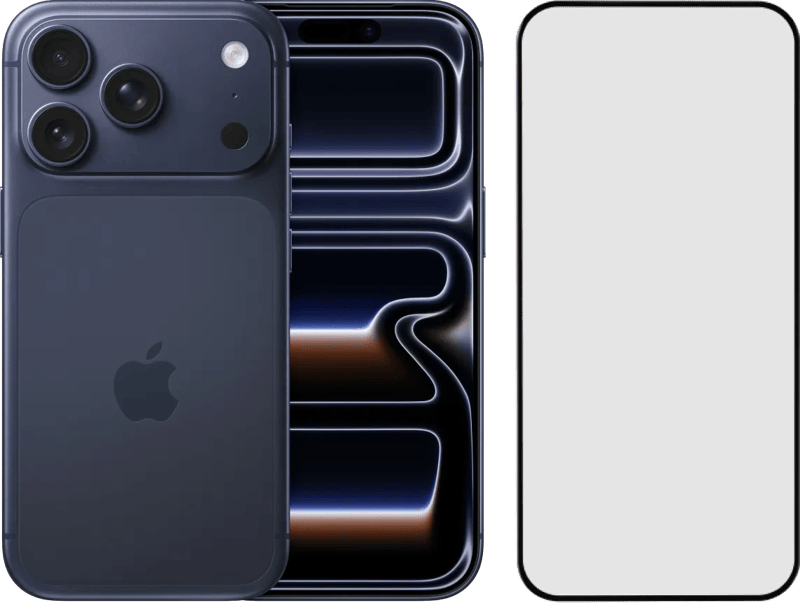 Apple iPhone 17 Pro 256GB Blauw + BlueBuilt Screenprotector Glas
