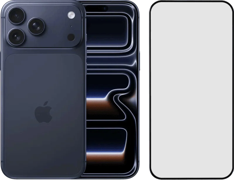 Apple iPhone 17 Pro Max 2TB Blauw + BlueBuilt Screenprotector Glas