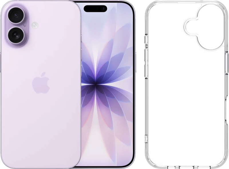 Apple iPhone 17 256GB Paars + BlueBuilt Screenprotector Glas