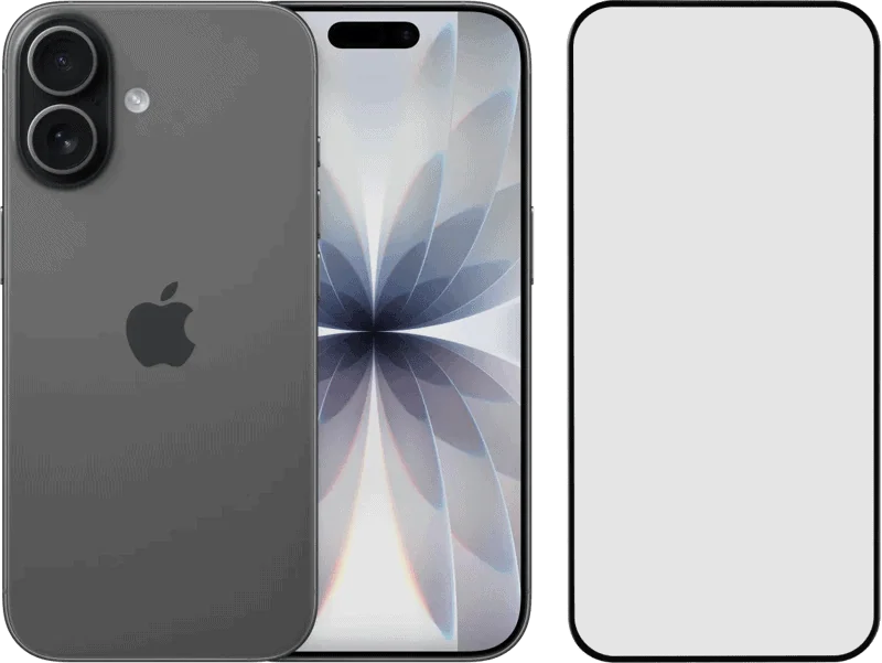 Apple iPhone 17 512GB Zwart + BlueBuilt Screenprotector Glas